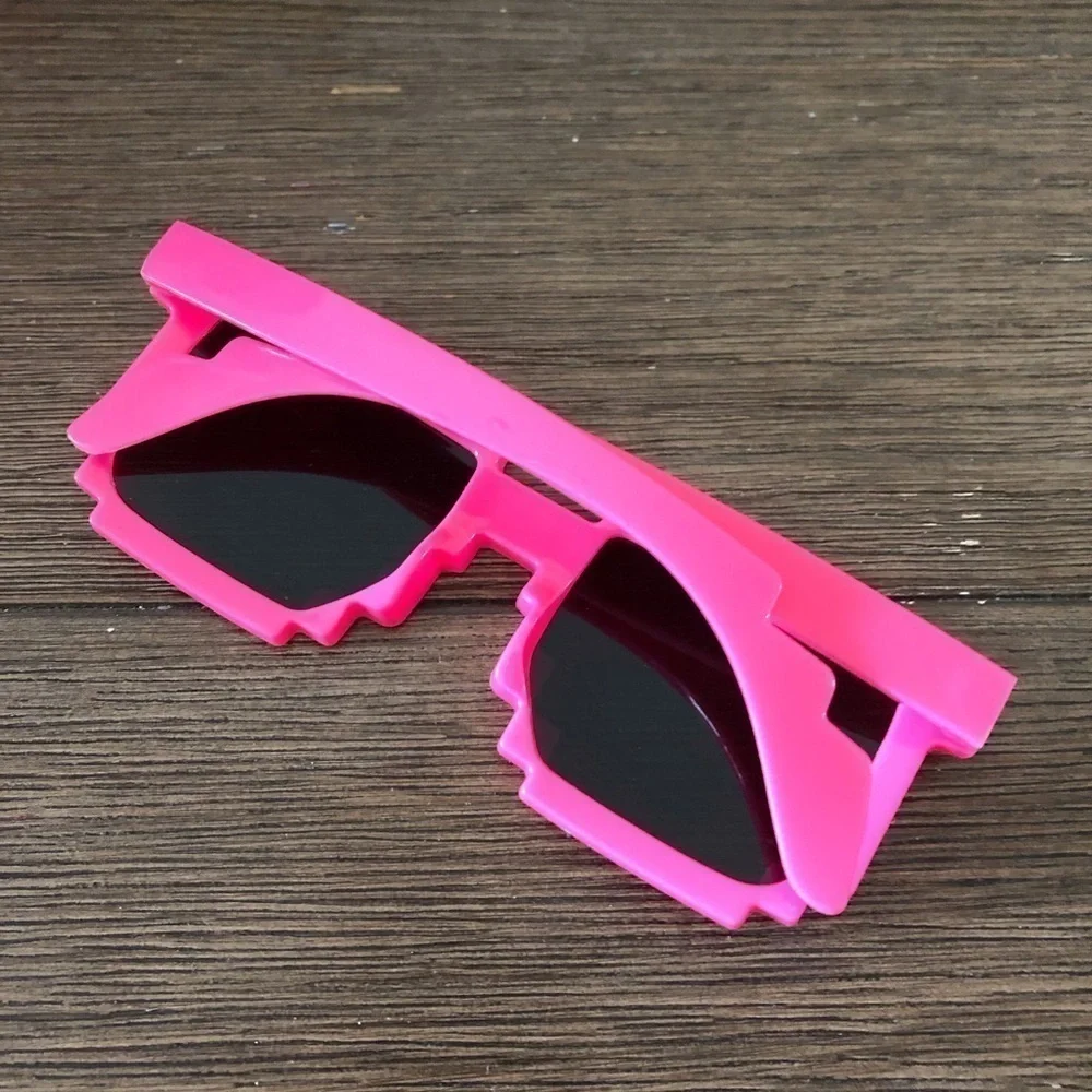 Minecraft kids pink pixel sunglasses